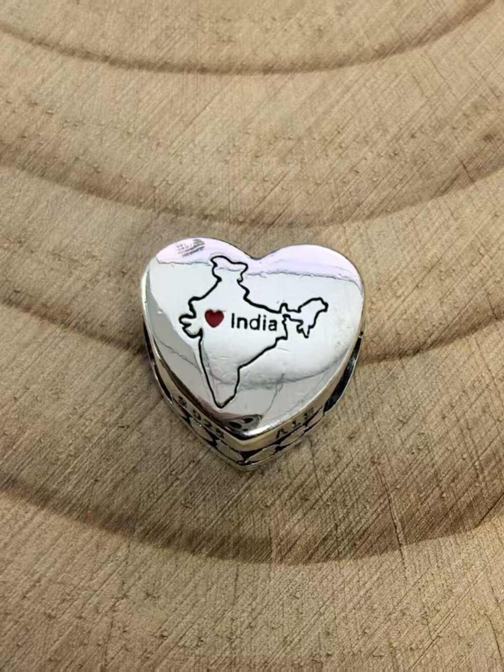 Pandora India Exclusive Travel Heart Charm Pendant, S925 Silver Jewelry